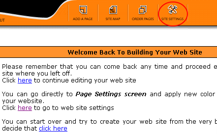 Click Site Settings