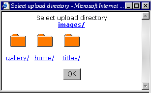 Select directory